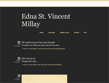 Tablet Screenshot of ednastvincentmillay.tumblr.com