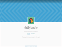 Tablet Screenshot of debbyfansite.tumblr.com