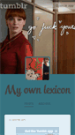 Mobile Screenshot of lilmisslexicon.tumblr.com