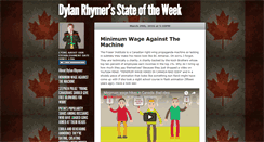 Desktop Screenshot of dylanrhymersstateoftheweek.tumblr.com