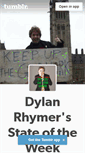 Mobile Screenshot of dylanrhymersstateoftheweek.tumblr.com