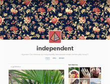 Tablet Screenshot of independentt.tumblr.com