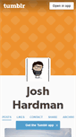 Mobile Screenshot of joshhardman.tumblr.com