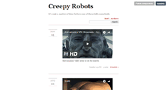 Desktop Screenshot of creepyrobots.tumblr.com