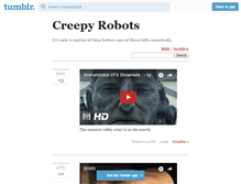 Tablet Screenshot of creepyrobots.tumblr.com