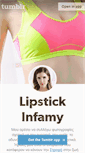 Mobile Screenshot of lipstickinfamy.tumblr.com