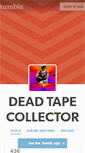 Mobile Screenshot of deadtapecollector.tumblr.com