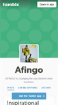 Mobile Screenshot of afingo.tumblr.com