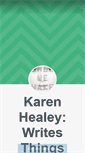 Mobile Screenshot of karenhealey.tumblr.com