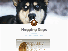 Tablet Screenshot of huggingdogs.tumblr.com