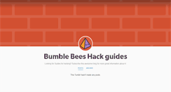Desktop Screenshot of bumbleeebeees.tumblr.com