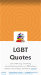 Mobile Screenshot of lgbtquotes.tumblr.com