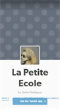 Mobile Screenshot of lapetitecole.tumblr.com