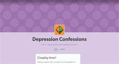 Desktop Screenshot of depressionconfessions.tumblr.com