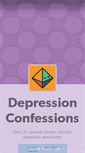 Mobile Screenshot of depressionconfessions.tumblr.com