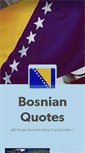 Mobile Screenshot of bosnianquotes.tumblr.com