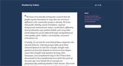 Desktop Screenshot of disabledbyculture.tumblr.com