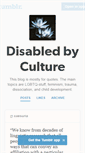 Mobile Screenshot of disabledbyculture.tumblr.com