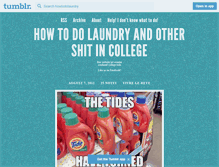 Tablet Screenshot of howtodolaundry.tumblr.com