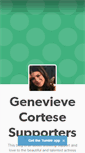 Mobile Screenshot of genevievecortesesupporters.tumblr.com