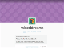 Tablet Screenshot of mixeddreams.tumblr.com