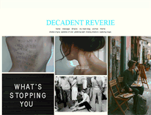 Tablet Screenshot of decadentreverie.tumblr.com