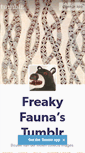 Mobile Screenshot of freakyfauna.tumblr.com