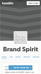 Mobile Screenshot of brandspirit.tumblr.com