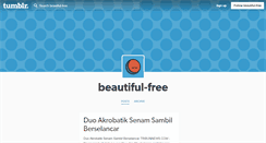 Desktop Screenshot of beautiful-free.tumblr.com