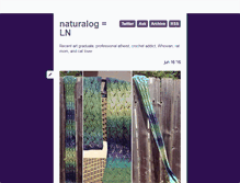 Tablet Screenshot of naturalog.tumblr.com