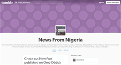 Desktop Screenshot of newsnigeria.tumblr.com