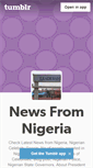 Mobile Screenshot of newsnigeria.tumblr.com