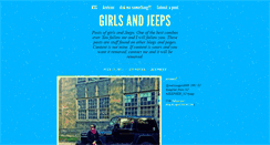 Desktop Screenshot of girlsandjeeps.tumblr.com