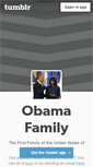 Mobile Screenshot of obamafamily.tumblr.com