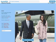 Tablet Screenshot of obamafamily.tumblr.com