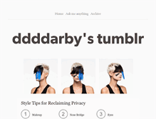 Tablet Screenshot of ddddarby.tumblr.com