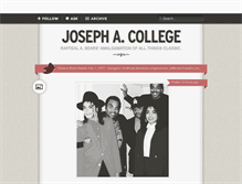 Tablet Screenshot of joeacollege.tumblr.com