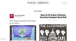 Desktop Screenshot of poeticambition.tumblr.com