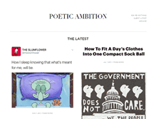 Tablet Screenshot of poeticambition.tumblr.com