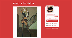 Desktop Screenshot of micro-mini-skirts.tumblr.com