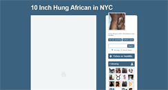 Desktop Screenshot of 10inchafricaninnyc.tumblr.com