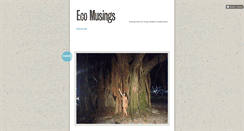 Desktop Screenshot of eco-musings.tumblr.com