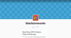 Desktop Screenshot of blacksirensolo.tumblr.com