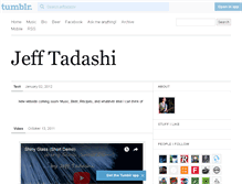 Tablet Screenshot of jefftadashi.tumblr.com