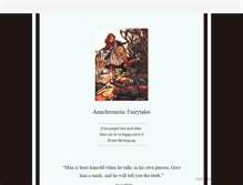 Tablet Screenshot of anachronisticfairytales.tumblr.com