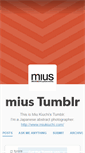 Mobile Screenshot of mius.tumblr.com