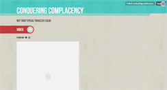 Desktop Screenshot of conqueringcomplacency.tumblr.com