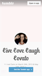 Mobile Screenshot of live-love-laugh-lovato.tumblr.com