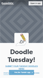 Mobile Screenshot of doodletuesday.tumblr.com