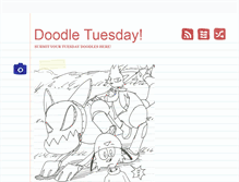 Tablet Screenshot of doodletuesday.tumblr.com